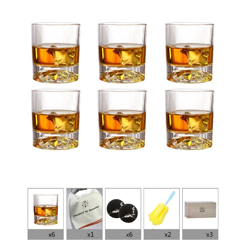 New Product Wooden Box Crystal Cup