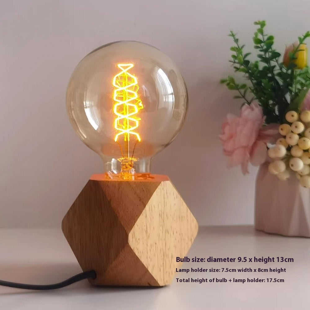 Edison Vintage Bulb Small Night Lamp Japanese Atmosphere