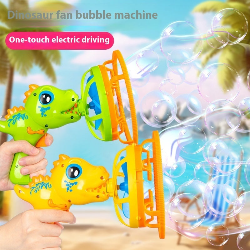 Children's Cartoon Dinosaur Automatic Bubble Blowing Toy