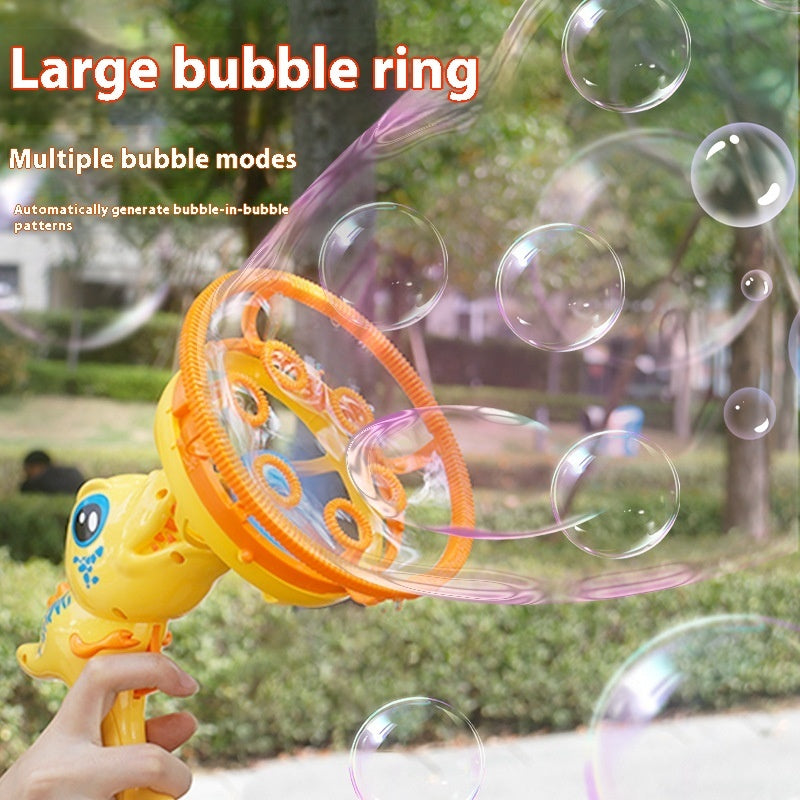 Children's Cartoon Dinosaur Automatic Bubble Blowing Toy