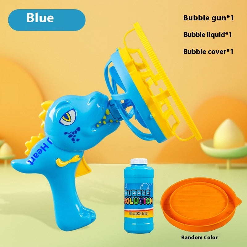 Children's Cartoon Dinosaur Automatic Bubble Blowing Toy