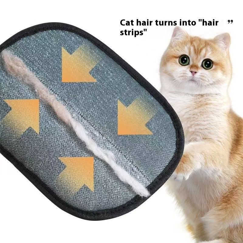 Two-way Bristle Household Pet Electrostatic Hair Removal Gloves