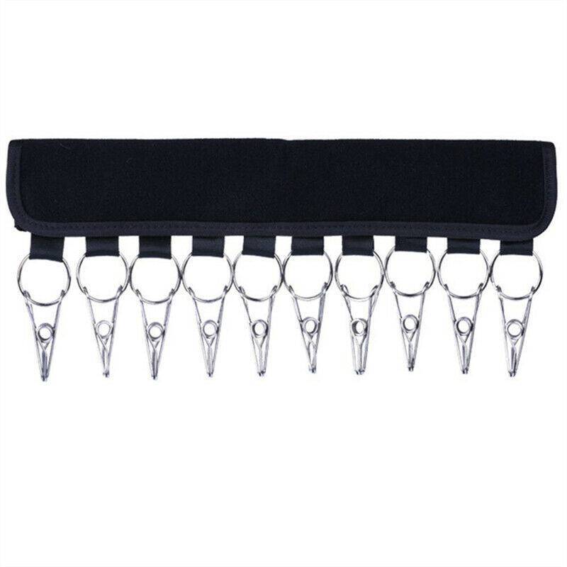 2PCS 10 Clips Door Cap Rack Baseball Hat Holder Closet Hanger Storage Organizer