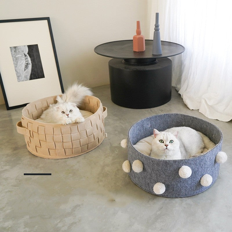 Cat Nest Winter Four Seasons Universal Semi-enclosed