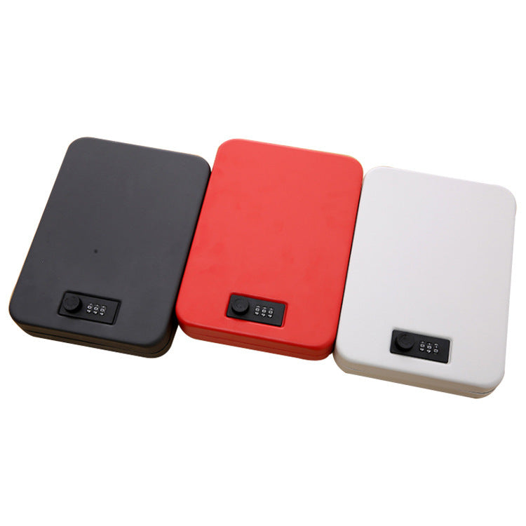 Portable Pistol Safe Box Jewelly Cash Car Safe Anti-theft Keys' Box