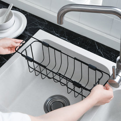 Kitchen sink drain rack bowl control rack