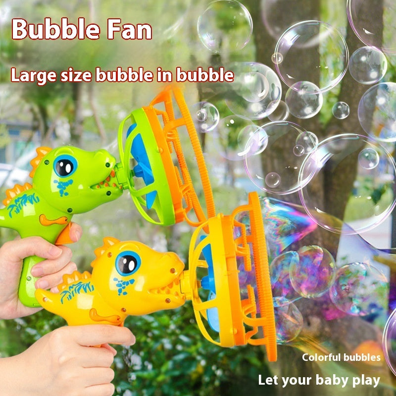 Children's Cartoon Dinosaur Automatic Bubble Blowing Toy