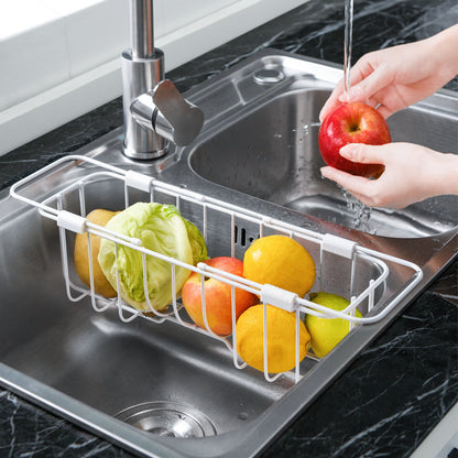 Kitchen sink drain rack bowl control rack