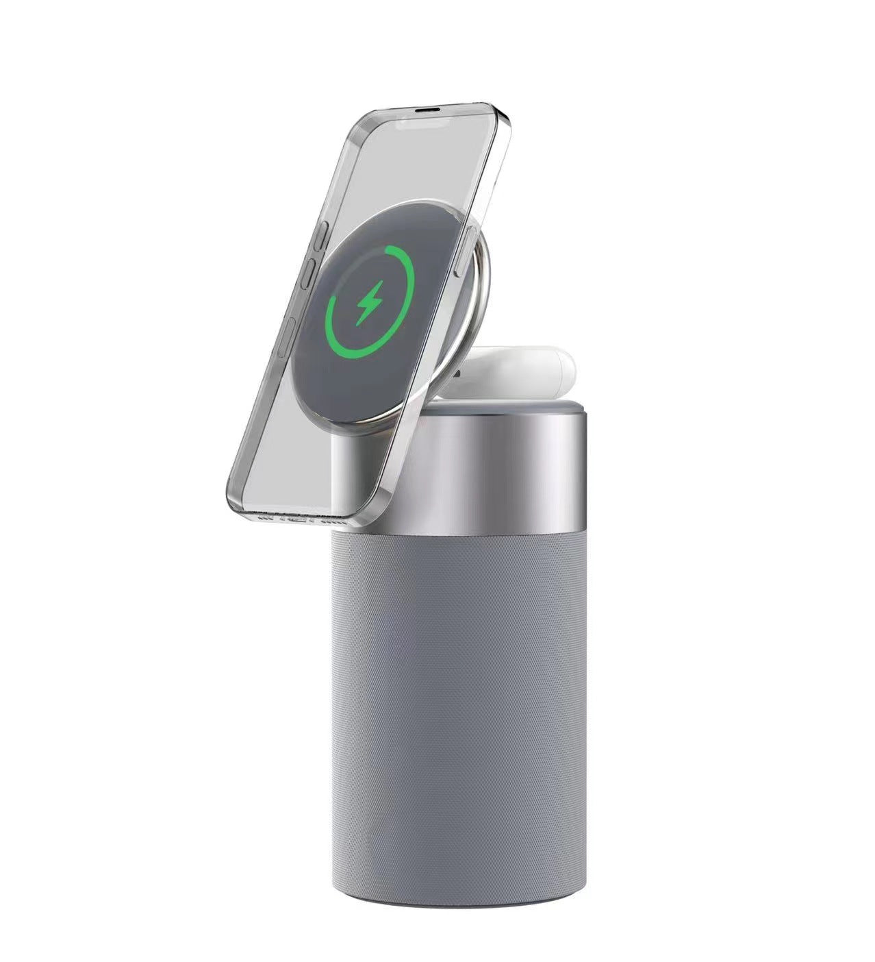 Magnetic Wireless Charger with Bluetooth Speaker and Night Light