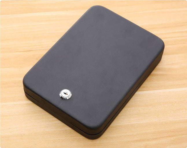Portable Pistol Safe Box Jewelly Cash Car Safe Anti-theft Keys' Box