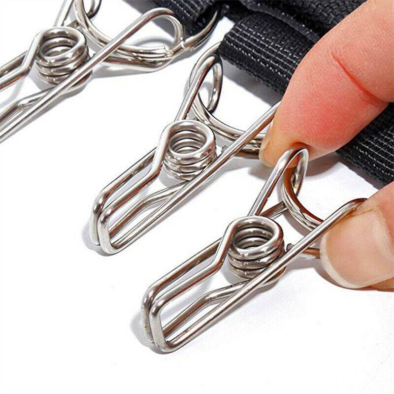 2PCS 10 Clips Door Cap Rack Baseball Hat Holder Closet Hanger Storage Organizer